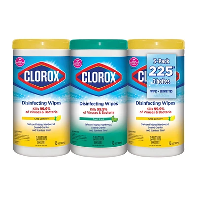 Clorox® Disinfecting Wipes Fresh Scent & Crisp Lemon,