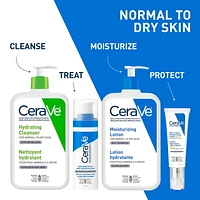 CeraVe Moisturizing Lotion, Body Lotion, Face Moisturizer, and Hand Cream  for Women & Men with Hyaluronic Acid and 3 Ceramides. For Normal to Dry Skin & Sensitive Skin, Fragrance-Free, 355mL, Lightweight hydrating lotion