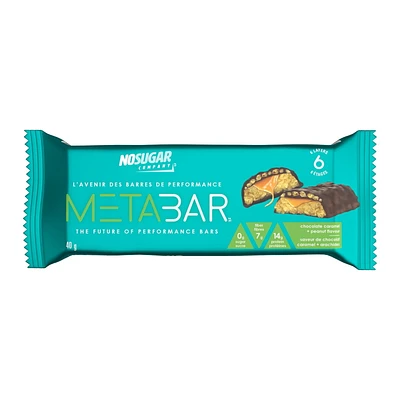 No Sugar Chocolate Caramel Peanut MetaBar Snack Bar 40g