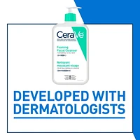 CeraVe Gentle Foaming Facial Cleanser With Niacinamide, Hyaluronic Acid and 3 Ceramides | Makeup Remover, Helps Prevent Clogged Pores & Control Oil and Sebum | Daily Face Wash for Normal to Oily Skin, Men & Women | Non-Comedogenic, Fragrance Free, 355 mL, Gently Cleanses & Removes Oil