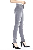 Jeaniologie ™ Women High Rise Skinny Jeans | Light Wash