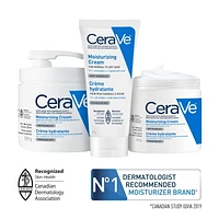 CeraVe Moisturizing Cream with 3 Ceramides and Hyaluronic Acid | Daily Face, Body and Hand Moisturizer for Normal to Dry Skin, Women & Men | Non-Comedogenic, Oil-free, and Fragrance Free - 453 G, Moisturizing Cream 453g