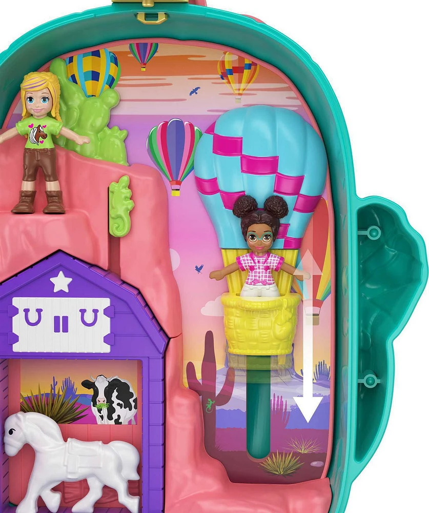 Polly Pocket Cactus Cowgirl Ranch Compact