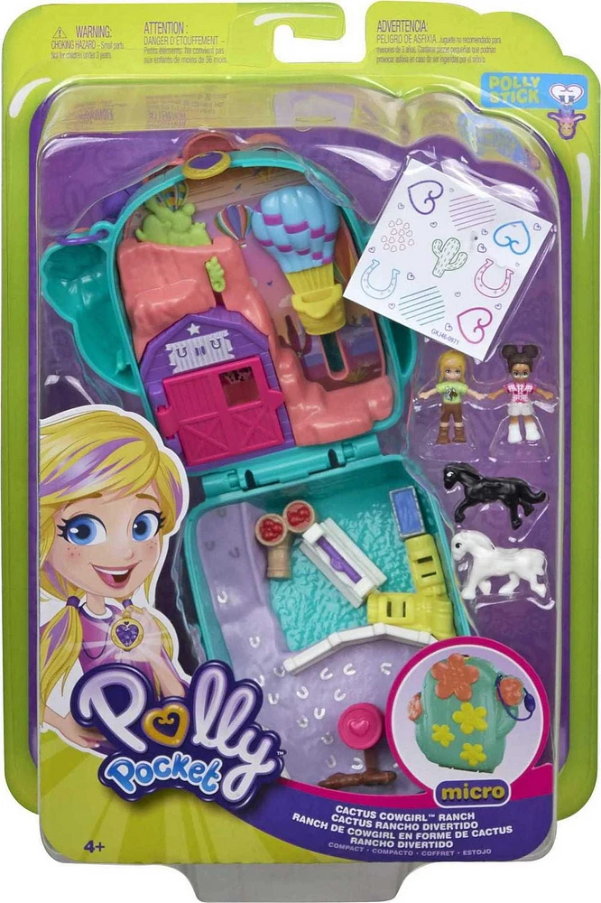 Polly Pocket Cactus Cowgirl Ranch Compact