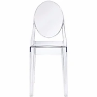 Nicer Furniture Ghost Clear Side Chair