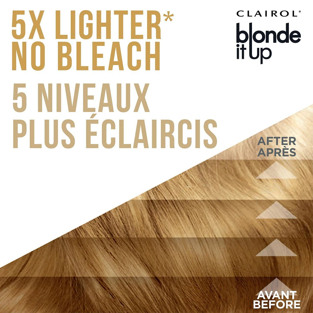 Clairol Blonde It Up, Permanent Hair Dye, 5x lift with no bleach