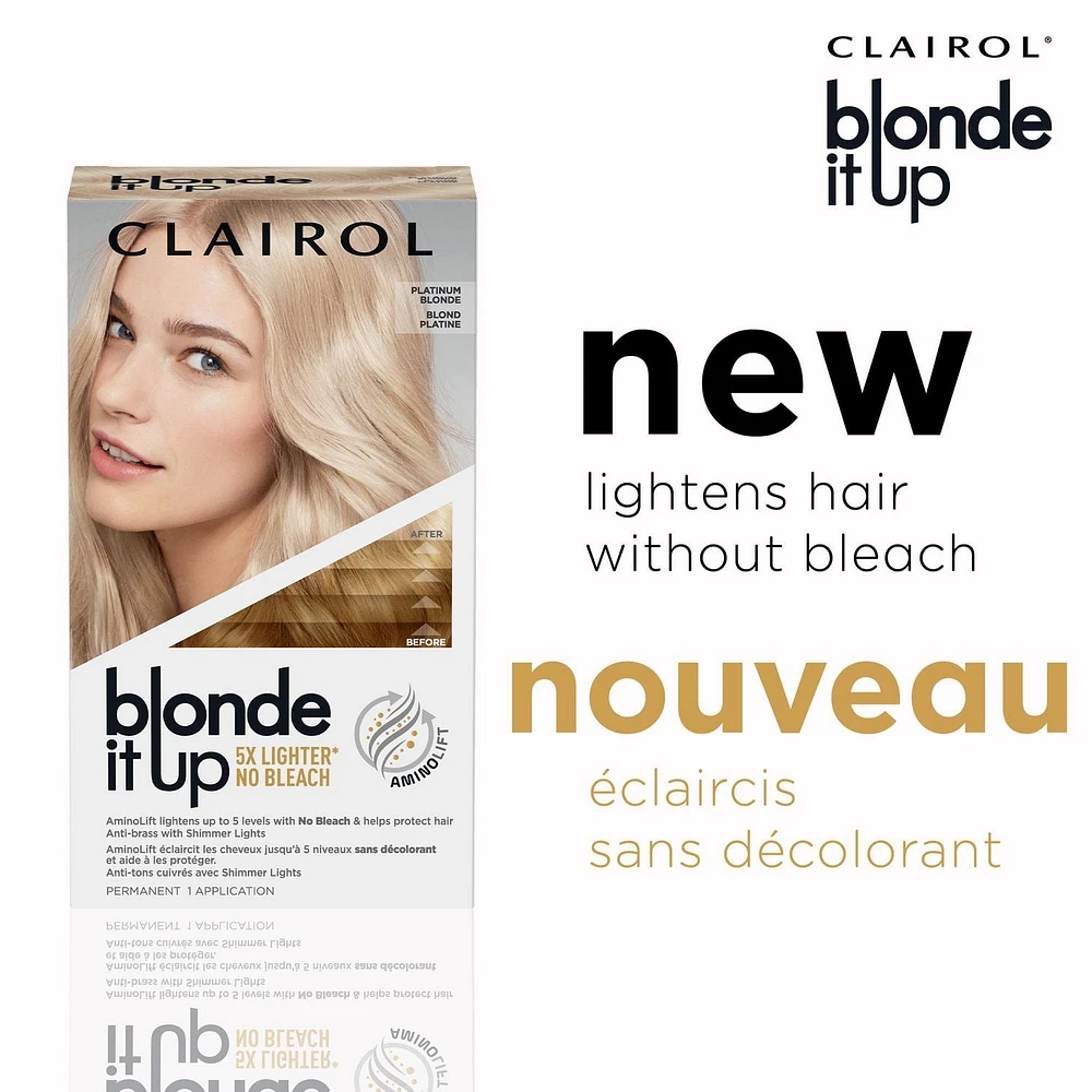Clairol Blonde It Up, Permanent Hair Dye, 5x lift with no bleach