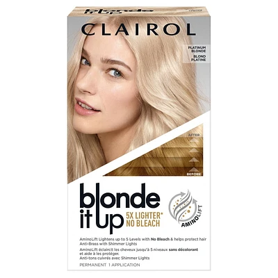 Clairol Blonde It Up, Coloration permanente 5 niveaux plus éclaircit sans décolorant