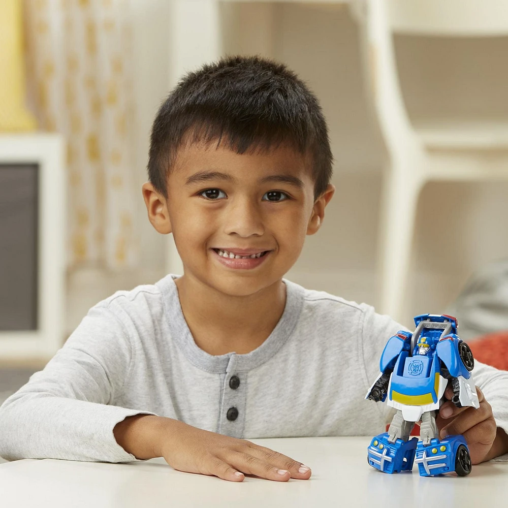 Playskool Heroes Transformers Rescue Bots Academy Classic Heroes Team Chase the Police-Bot Converting Toy, 4.5-Inch Action Figure, Kids Ages 3 and Up