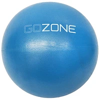 GoZone Exercise Ball for Pilates, Balance Ball for Toning, Yoga and Barre, Anti Burst, Includes Hand Pump, Blue, 9 Inch, Pilates Exercise Ball