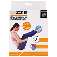 GoZone Exercise Ball for Pilates, Balance Ball for Toning, Yoga and Barre, Anti Burst, Includes Hand Pump, Blue, 9 Inch, Pilates Exercise Ball