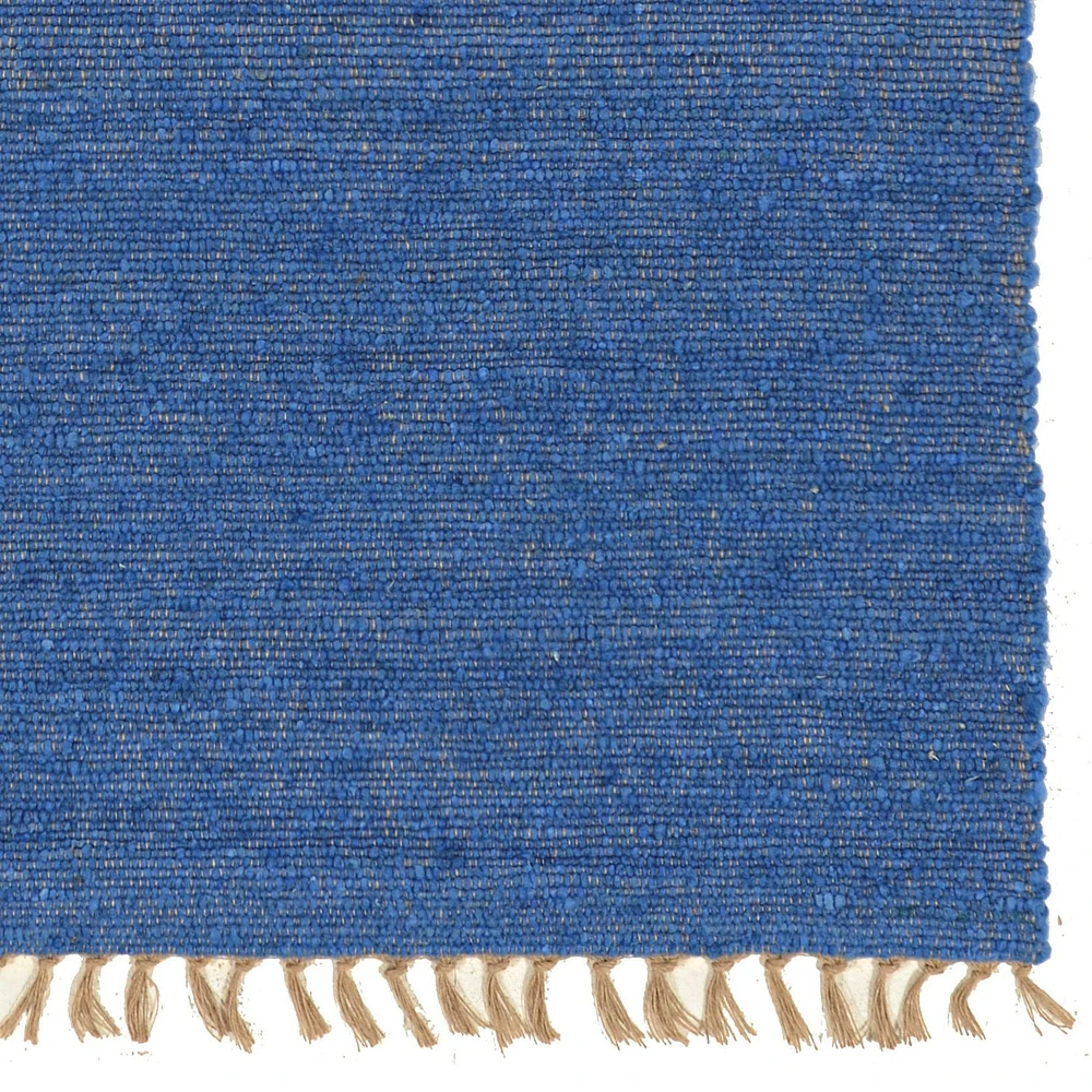 Verginia Berber Blue 3 ft. 6 in. x 5 ft. 6 in. Accent Rug