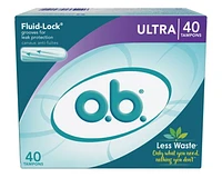 o.b. Original Non-Applicator Tampons Ultra Absorbancy