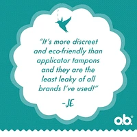 o.b. Original Non-Applicator Tampons Ultra Absorbancy