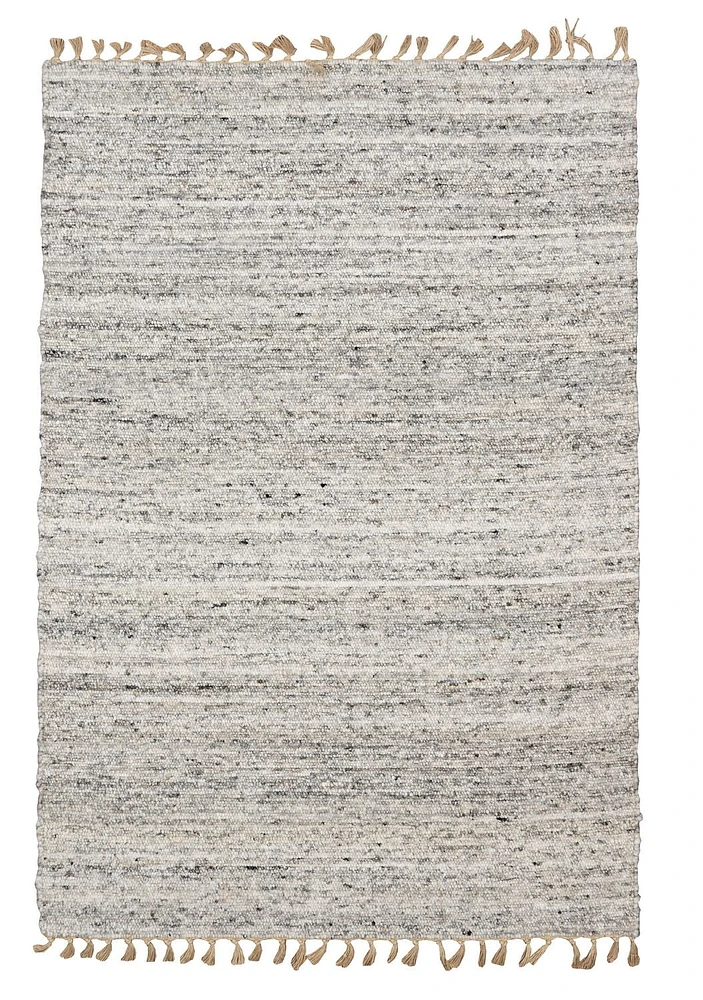 Verginia Berber Natural & Black 5 ft. 3 in. x 7 ft. 5 in. Area Rug