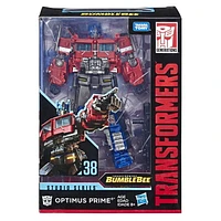 Transformers Toys Studio Series 38 Voyager Class Transformers: Bumblebee movie Optimus Prime Action Figure - Ages 8 and Up, 6.5-inch