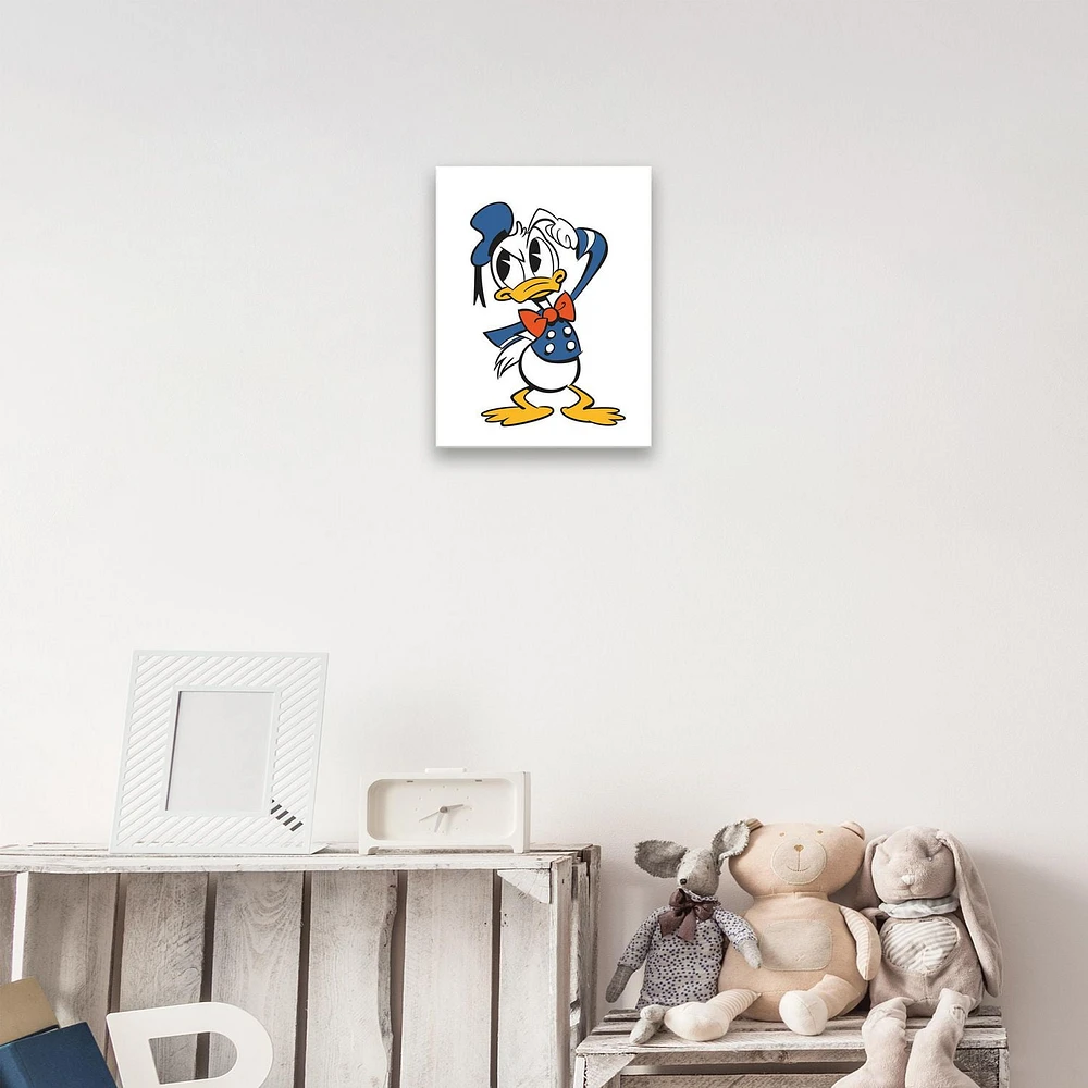 Artissimo Designs Geo Donald Thinking Printed Canvas - 6.5W x 8.5H x .5D