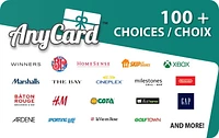 Canada AnyCard Celebrate $50 eGift Card (Email Delivery)