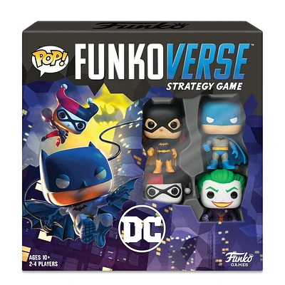 Funkoverse™ Strategy Game: DC 4-Figure Pack (2-4 Players)