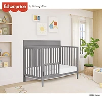 Fisher-Price Miles 5-in-1 Convertible Crib by Dream On Me, 3 height setting