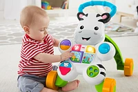 Fisher-Price Learn with Me Zebra Walker Baby & Toddler Learning Toy with Music & Lights - French Edition, Ages 6M+