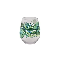 Mainstays 19.oz Tropical Acrylic Stemless Wine Glass 1pc