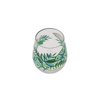 Mainstays 19.oz Tropical Acrylic Stemless Wine Glass 1pc