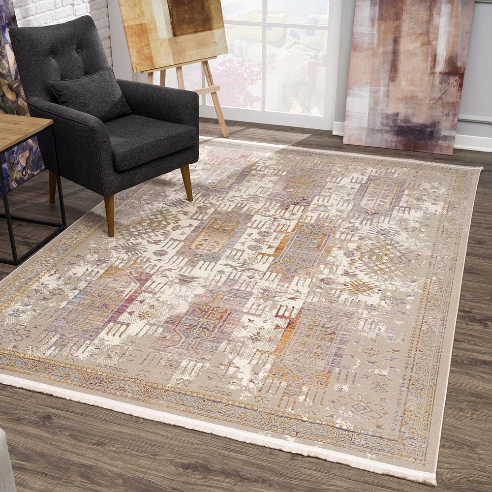 Rug Branch Amalfi Collection Modern Oriental Runner Area