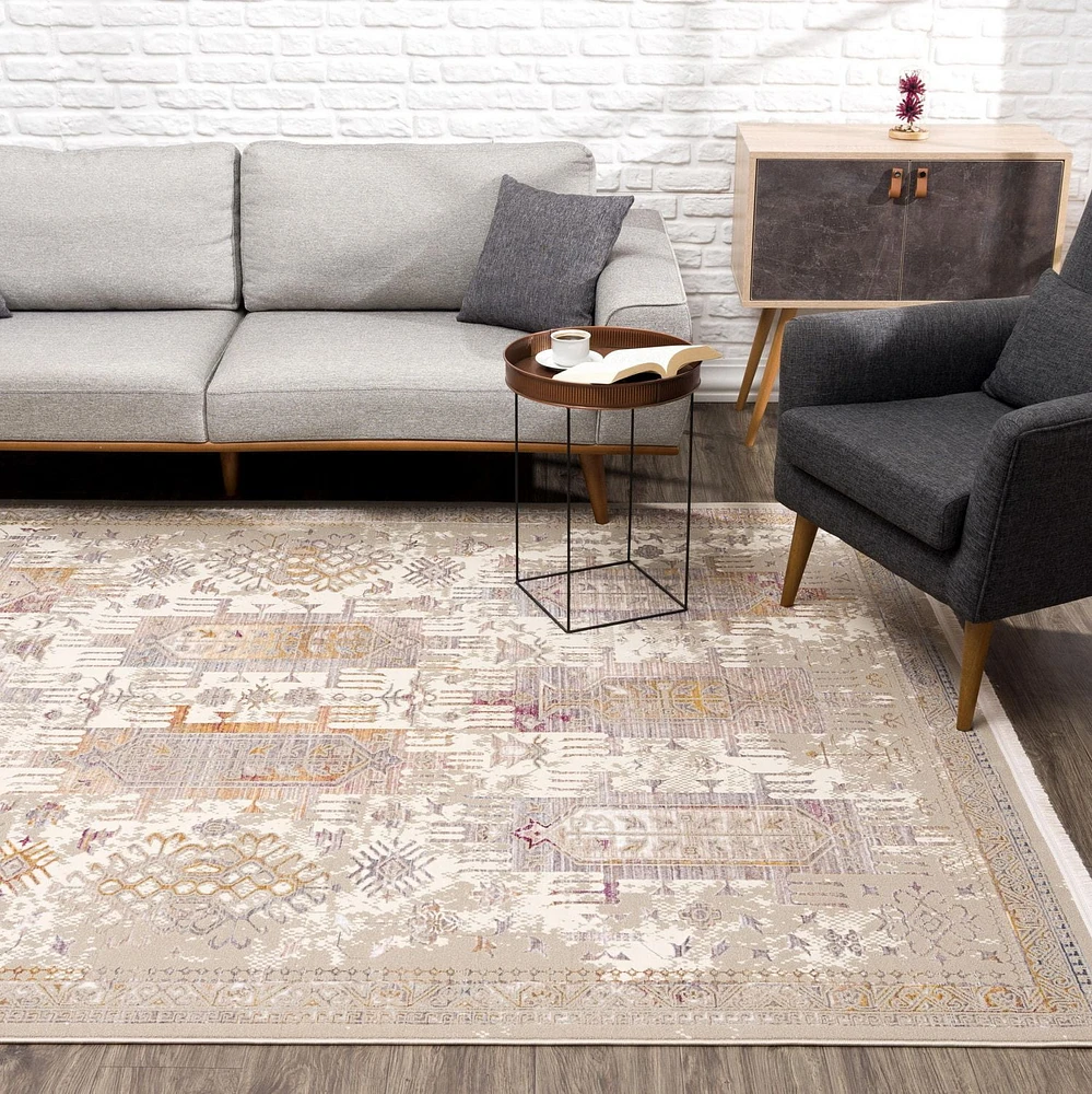 Rug Branch Amalfi Collection Modern Oriental Runner Area