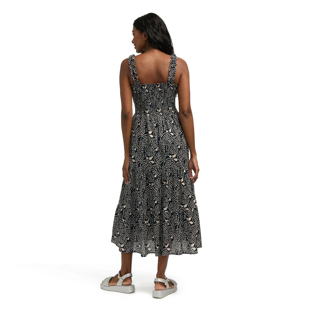 Mexx Women’s Printed Ruffle Tiered Dress, XS-XXL