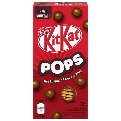 KITKAT POPS, collations au chocolat au lait, boîte de 170 g KITKAT PS 6X(12X70G)