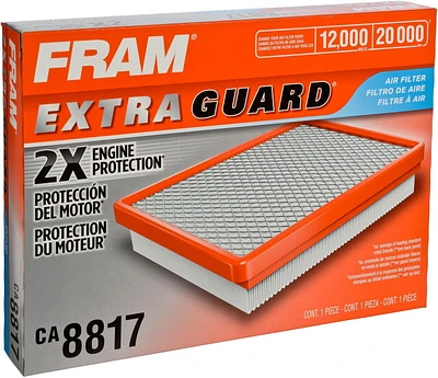 FRAM CA8817 Extra Guard Engine Air Filter, 20,000 km Air Filter