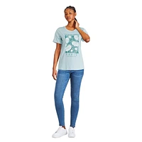 T-shirt à encolure ras du cou George pour femmes Tailles TP–TTG