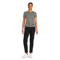 T-shirt ruché sur les côtés George pour femmes Tailles TP–TTG