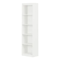 South Shore, Smart Basics collection, 5-Shelf Narrow Bookcase