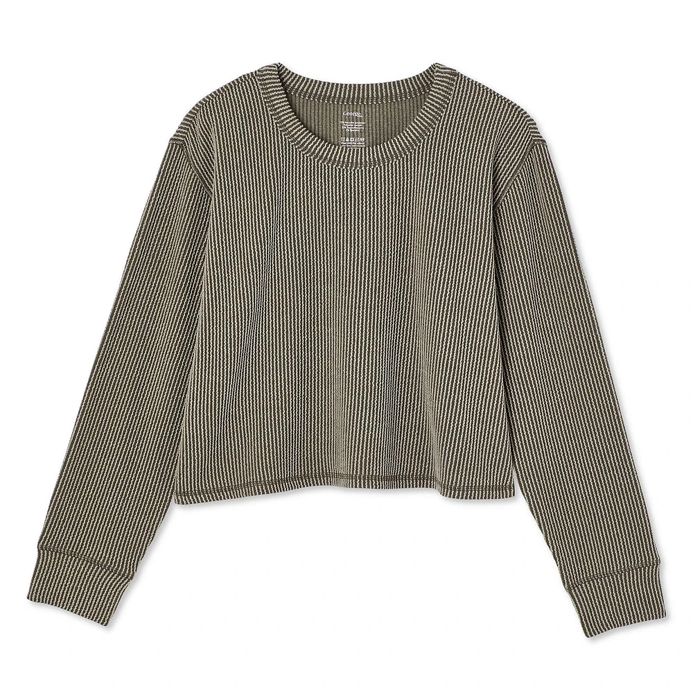 George Women's Textured Boxy Top