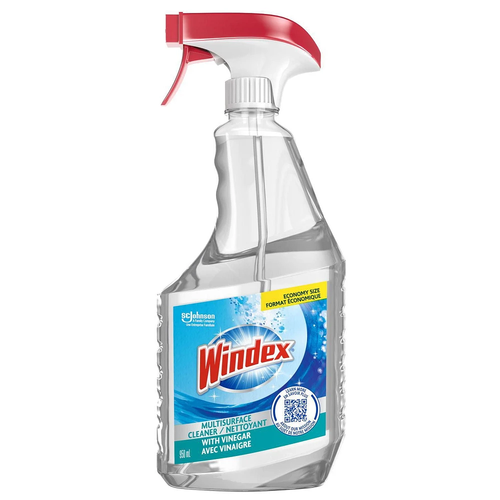 Windex® Multi-surface Cleaner with Vinegar, 950mL