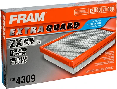 FRAM CA4309 Extra Guard Air Filter, 20,000 km Air Filter