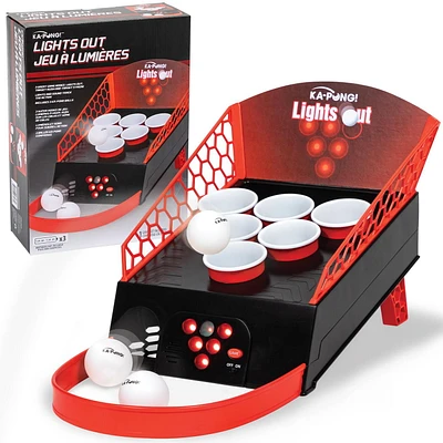 Electronic Ka-Pong Lights Out Game, Includes 1 target, 3 balls