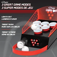 Electronic Ka-Pong Lights Out Game, Includes 1 target, 3 balls