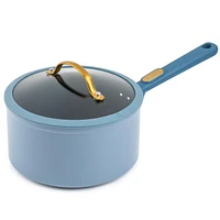 Thyme & Table Non-Stick 12-Pieces Cookware Set, Blue