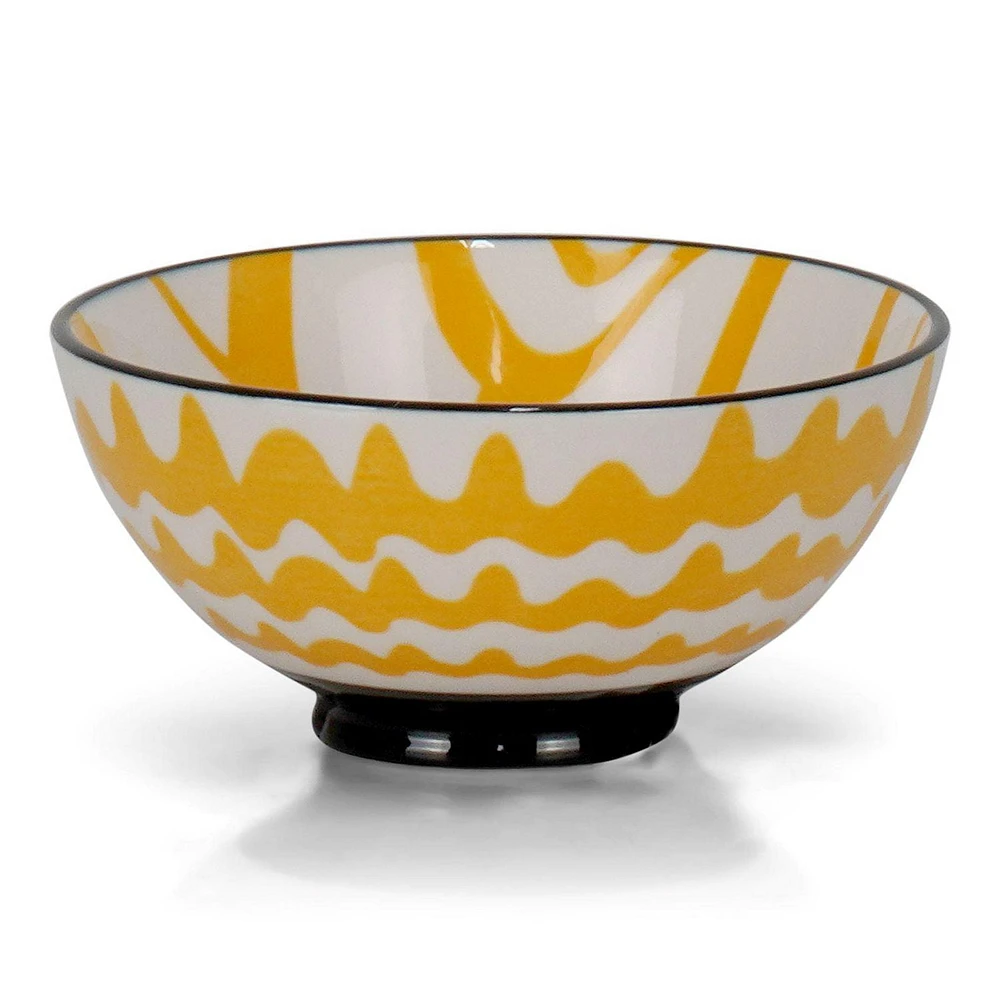 Chevron Biscotti Bowl 10cm, Set of 4