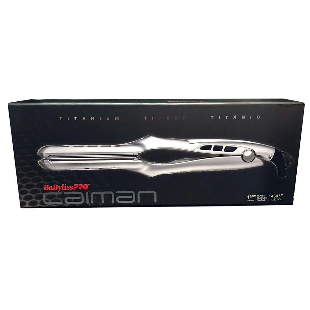 BaByliss PRO Caiman 1-3/8" Professional Titanium Flat Iron