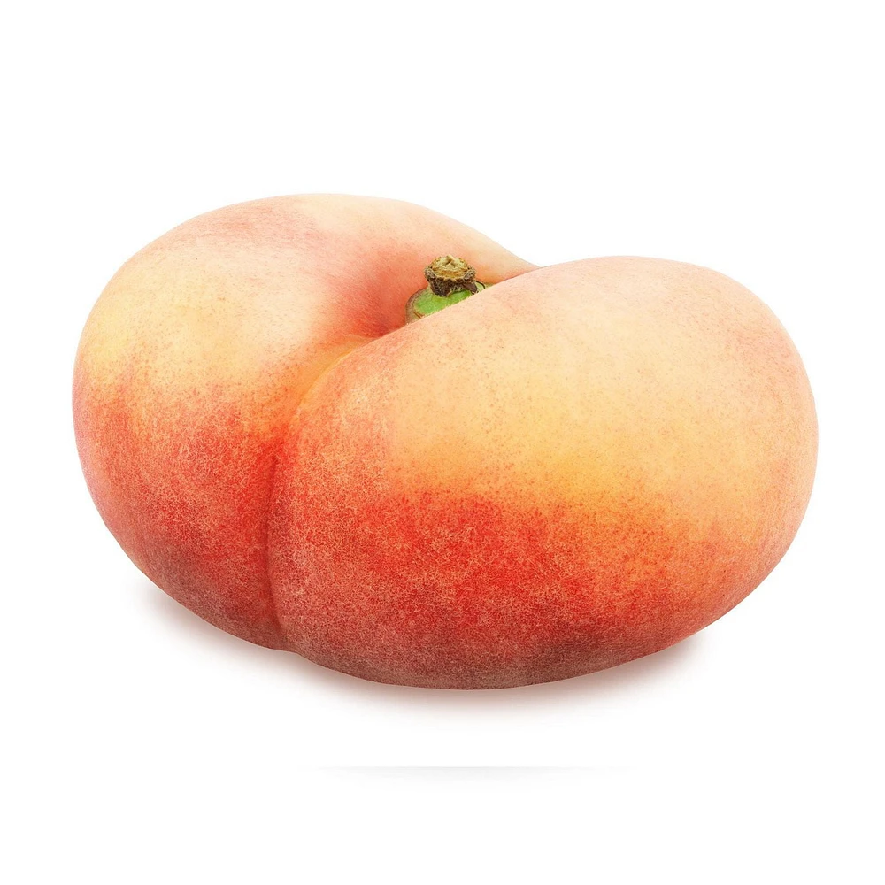 White Flat Peaches, Sold in Singles, 0.15 - 0.50 kg