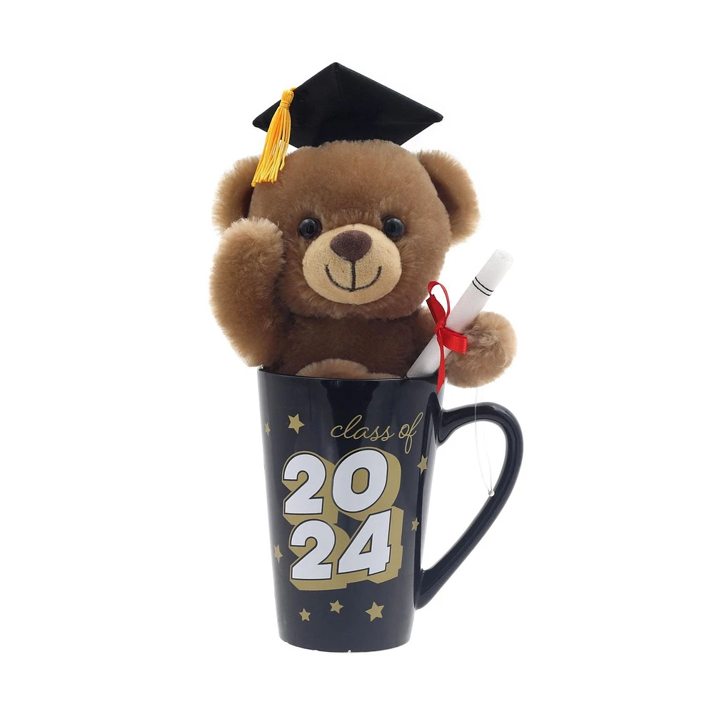 Way To Celebrate Grad Brown Bear in Mug