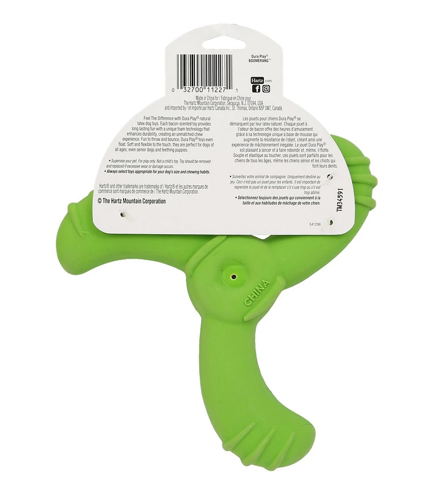 Jouet pour chien Hartz®Boomerang Jouet pour chien à lancer et à récupérer