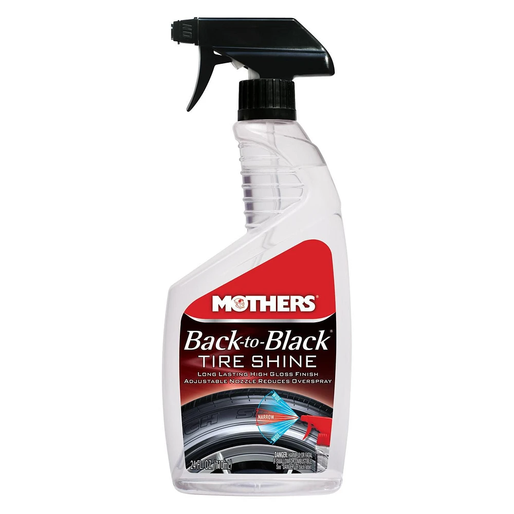 MOTHERS Back-to-Black® TIRE SHINE, Back-to-Black® Tire Shine