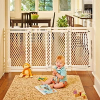 North States Extra Wide Baby or Pet Gate - Ivory