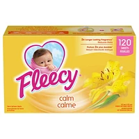 Fleecy Aroma Therapy Calm Fabric Softener Dryer Sheets (Fabric Conditioner), 120 Sheets