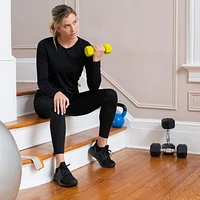 GoZone Neoprene Hex Dumbbell, No-roll design